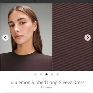 lululemon athletica Espresso Long-Sleeve Dress